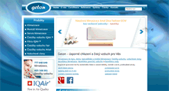 Desktop Screenshot of geton.cz